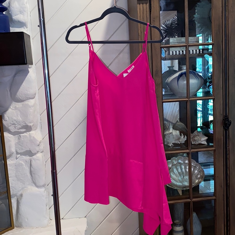Hot pink dress